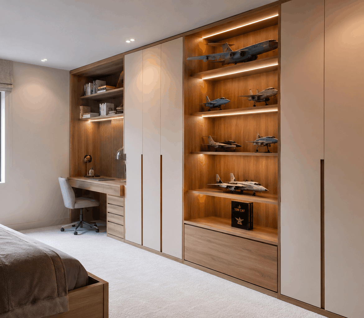 Bespoke Fitted Wardrobe & Aircraft Display Storage in High Wycombe